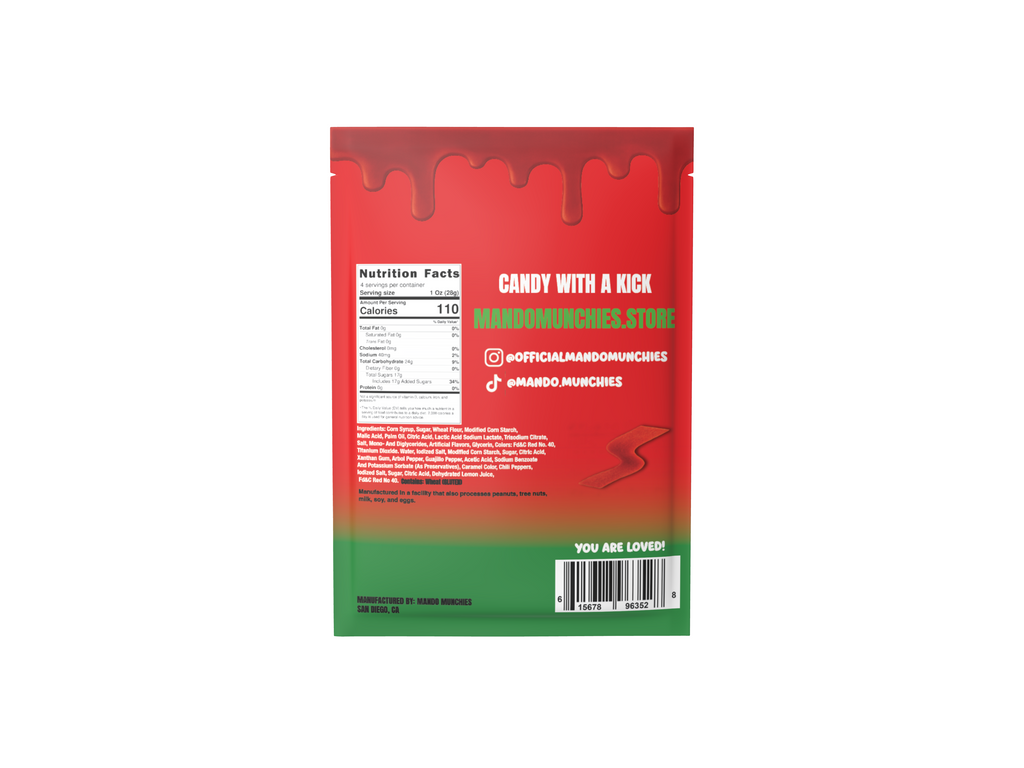 Chamoy Strawberry Strips